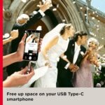 فلاش ميموري الترا دوال درايف لوكس USB C بسعة 64 جيجابايت من سانديسك (5Y - SDDDC4-064G-I35، فضي)، سعة 64.0 GB - Image 4