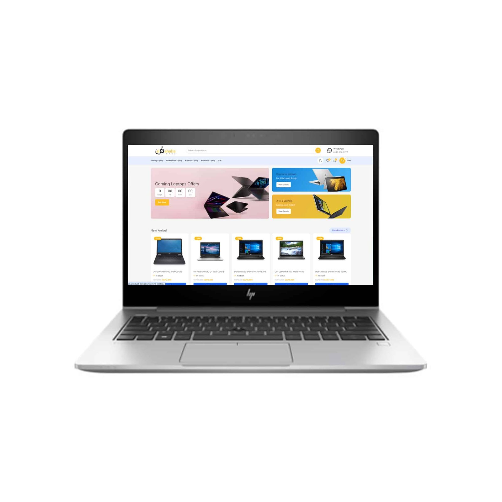 1-3 HP EliteBook 755 G5 AMD Ryzen 7 PRO 2700U AMD Radeon Vega 10 Graphics 1GB 15.6 Inch FHD - الصورة 1